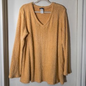 NWOT Heimish USA Mustard Yellow Sweater